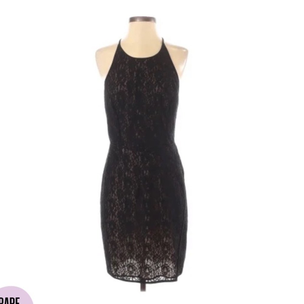 BCBGMaxAzria Tenya Black Cocktail Dress